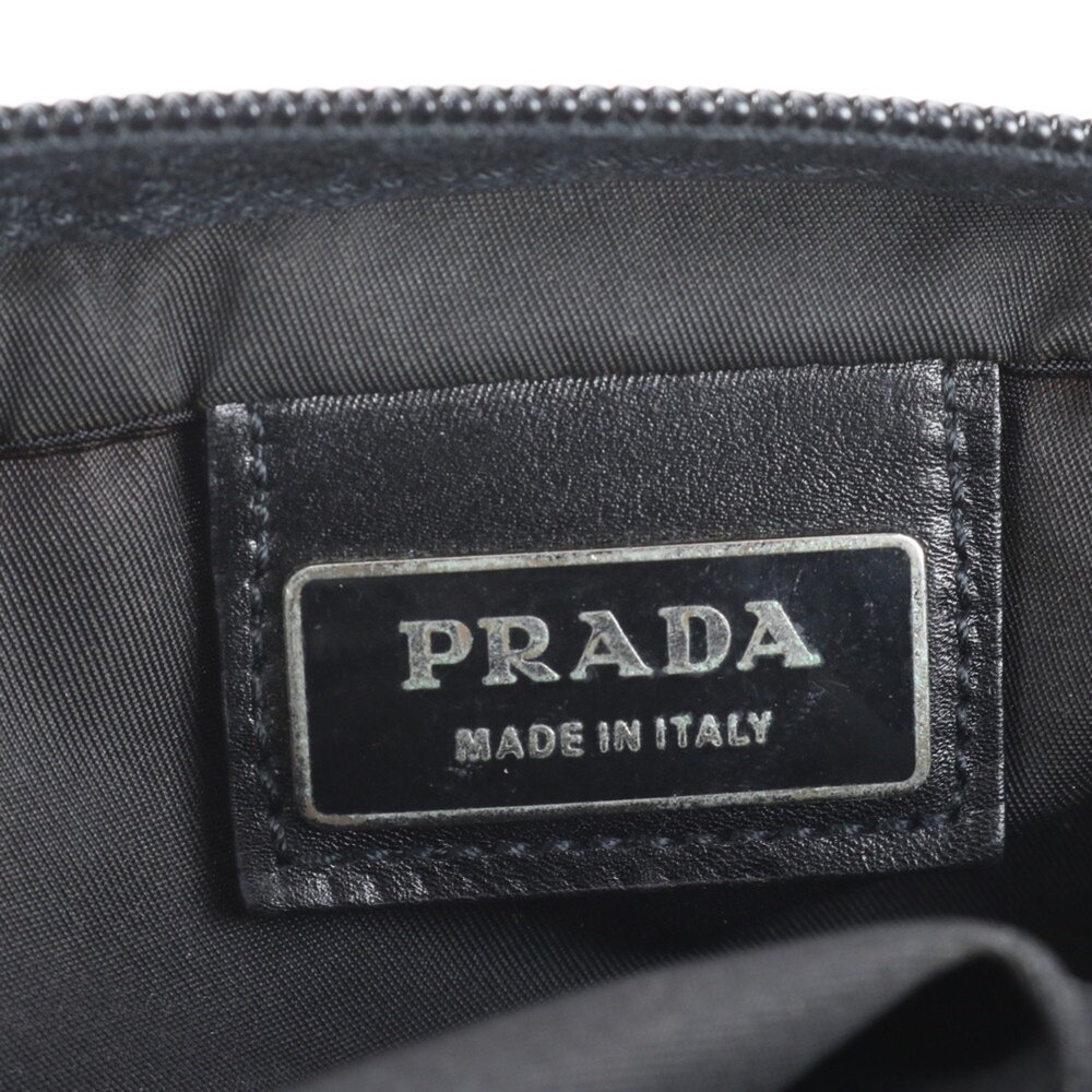 Prada Tessuto Nylon Triangle Logo Leather Shoulder Bag One-Shoulder for Women - Picture 8 of 9
